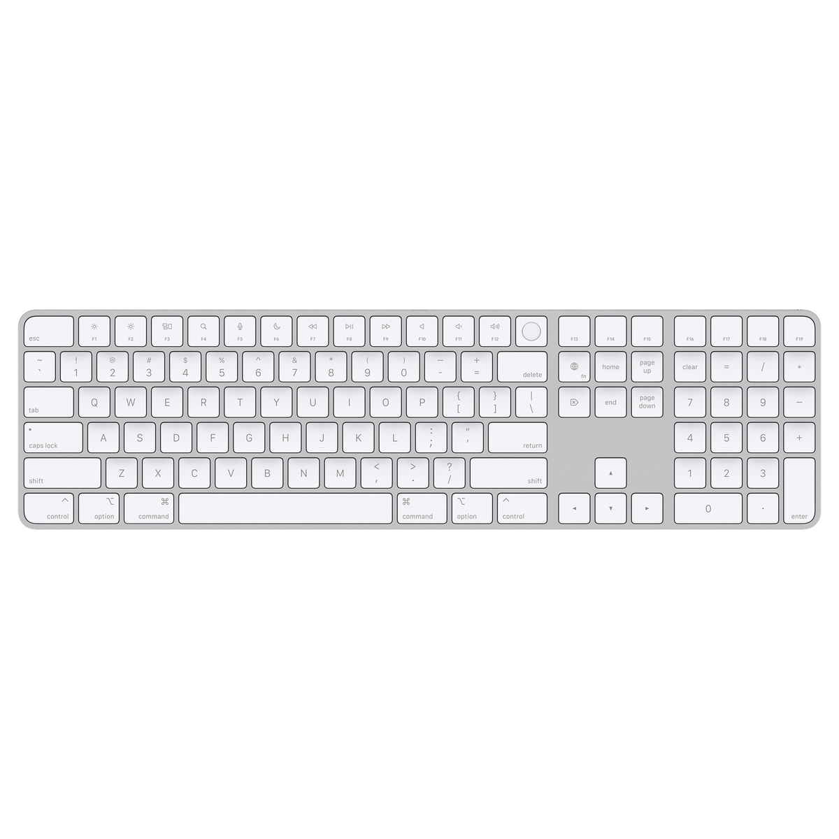 Magic Keyboard with Touch ID and Numeric Keypad - Keys
