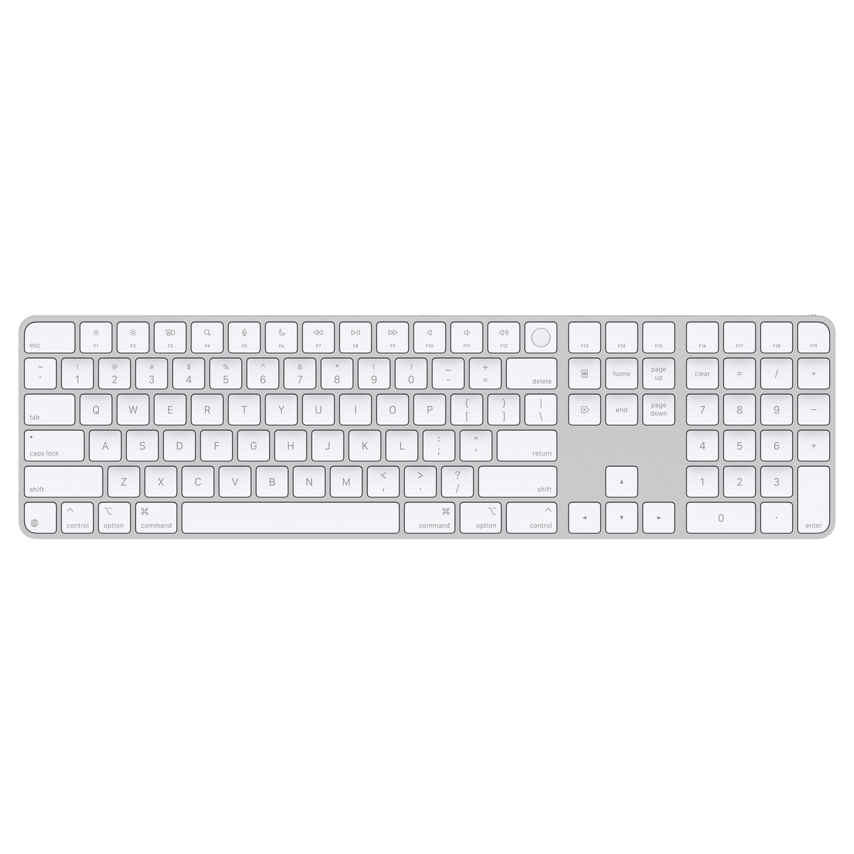 Magic Keyboard with Touch ID and Numeric Keypad - Keys (USB-C)
